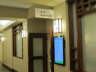 A La Heart Cafe inside the hospital
