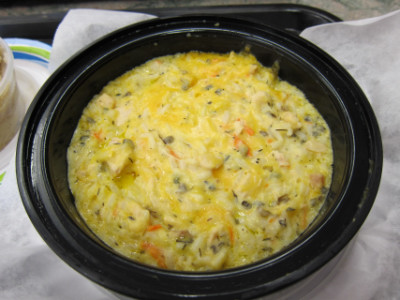 Chicken and wild rice casserole