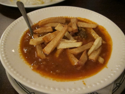 Gheimeh with potatoes