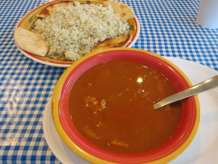 Curry chicken stew