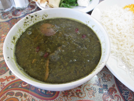Ghorme sabzi is a Persian specialty