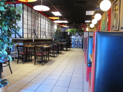 The interior at the new restaurant
