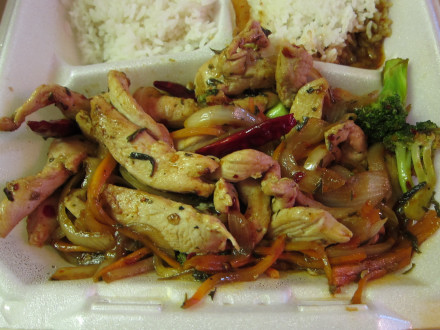 Green tea chicken