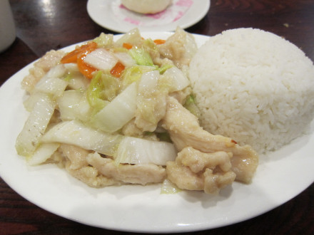 Napa cabbage with chicken