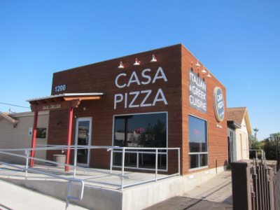 The third location of Casa Pizza at Chelsea and Trowbridge
