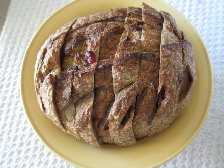 Cranberry walnut bread
