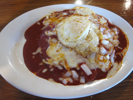 Enchilada plate