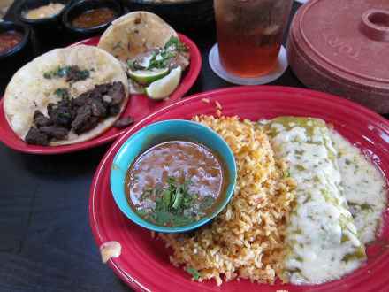 Fiesta plate is one where you pick the three items you want