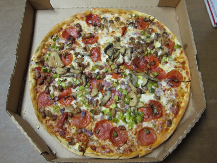 Ken's Pizza available at the Mazzio's on N. Rockwell in Oklahoma City