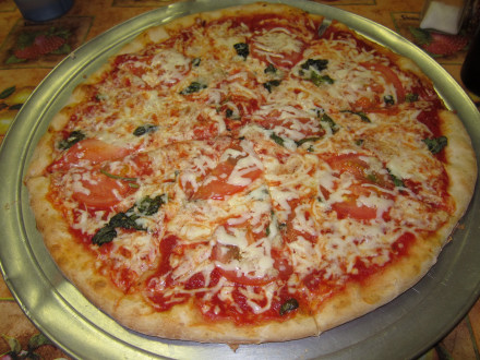 Margherita pizza is not on the menu but it can be special ordered