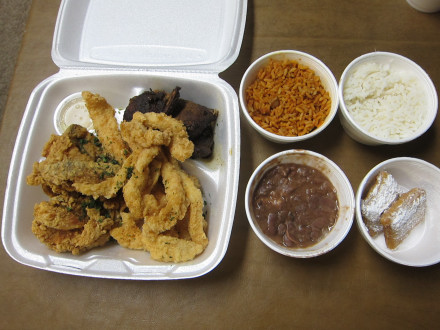 One of the several "Cajun King Combo Meals"