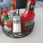 Condiments on the table