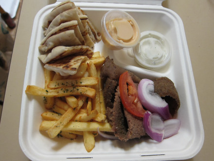 Gyros platter is one of Zino's most popular items