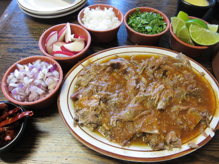 Lamb birria at Bierrieria Diaz