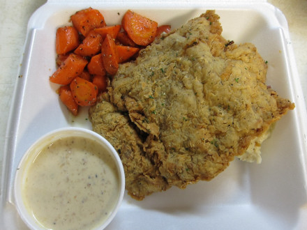 Chicken fried steak at Charleston's