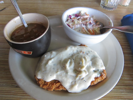 This chicken fried steak is definitely some of the best in the El Paso area