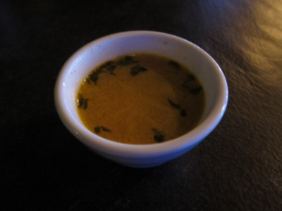 Not a good photo, but I think this may be the best soup I have ever eaten from a salad bar