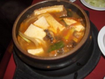 Tofu chigae from the old restaurant on Dyer St.