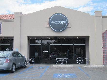 Matteo's across from NMSU campus