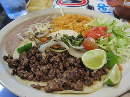 Carne asada tacos