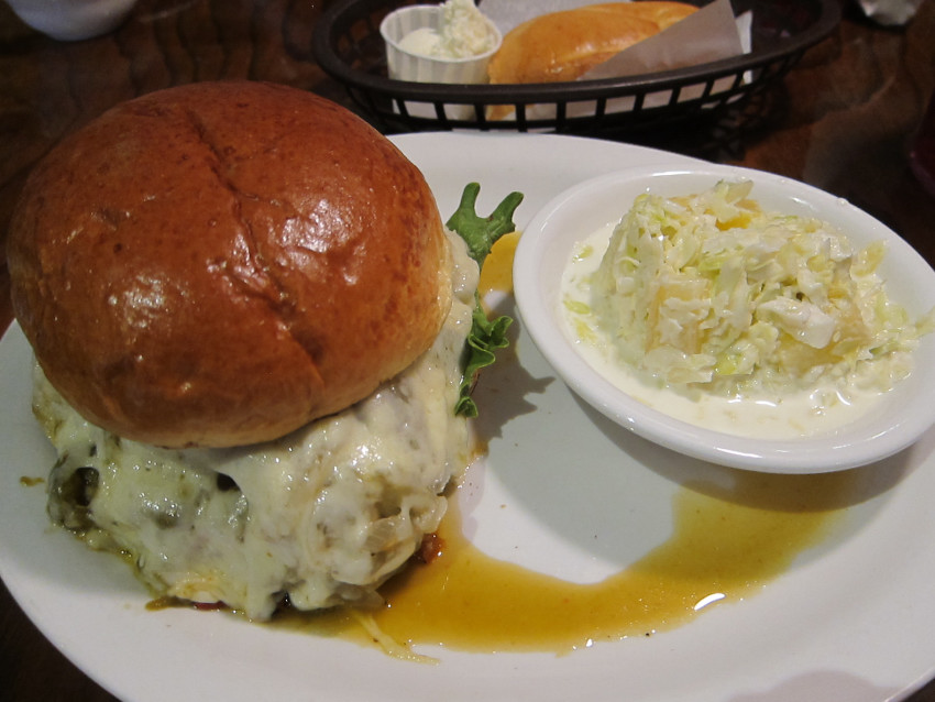 Chicken tampiqueña sandwich