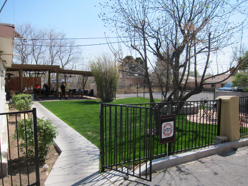 Nopalito’s outdoor patio area