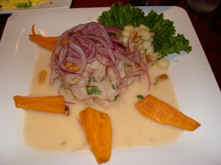 Ceviche de pescado