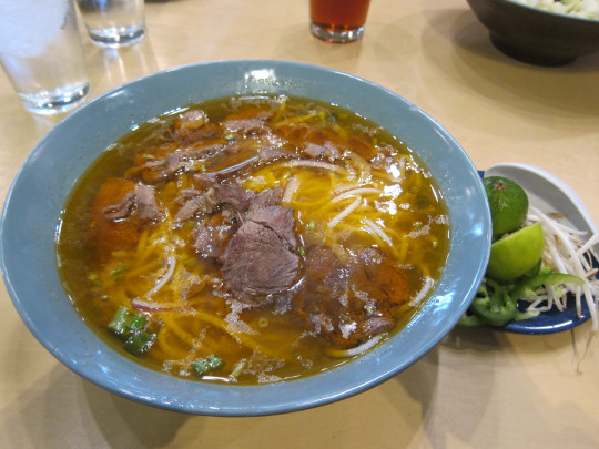 Spicy beef soup