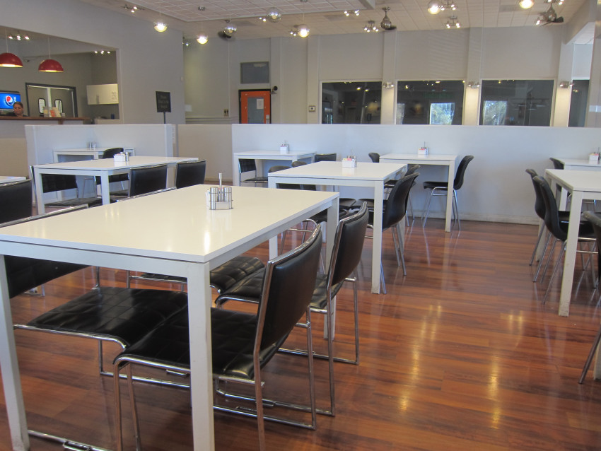 Santorini's dining room