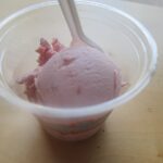 A variety of flavors are available in cones or cups