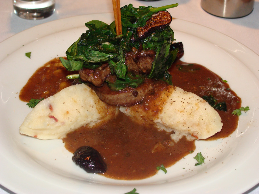 Filetto di manzo al pepe verde