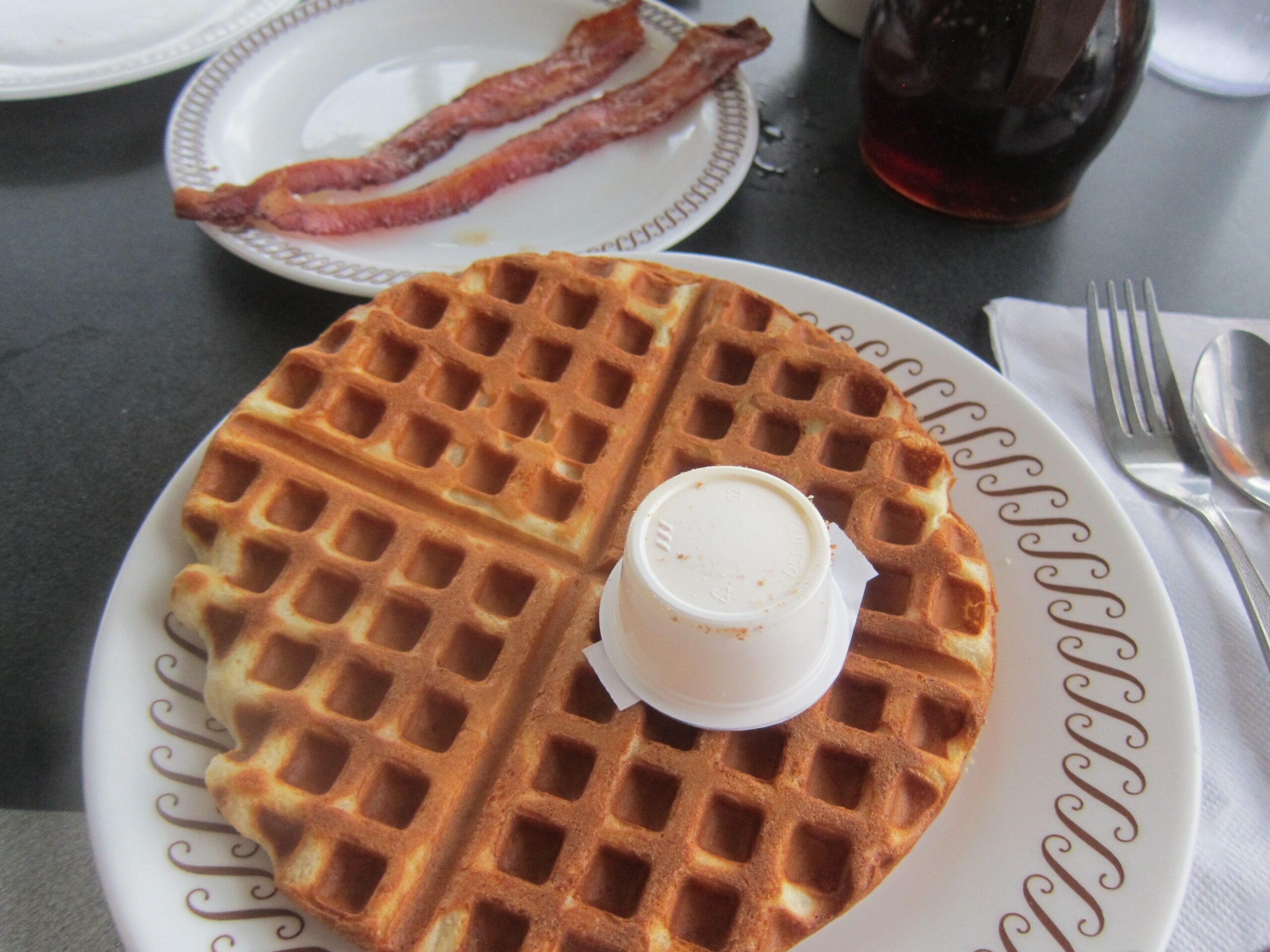 Waffle breakfast