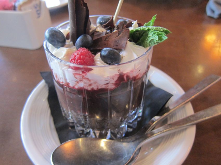 Black forest trifle cake